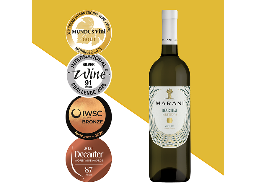 Marani от Telavi Wine Cellar завоевали более 30 наград 