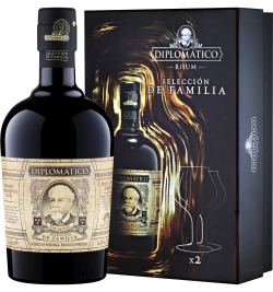 Ром Дипломатико Ботукал Резерва Эксклюзива в п/у с 2  стаканами