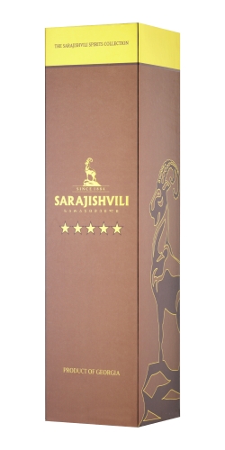 Коньяк Сараджишвили 5 звёзд в п/у