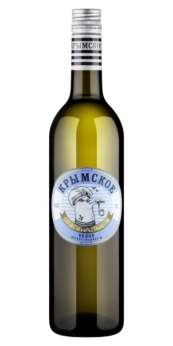 Вино Крымское Оригинальное белое полусладкое