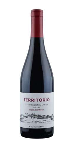 Вино Территориу красное полусладкое