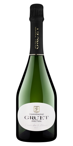 Шампанское Грюэ Кюве де Труа Блан Брют в п/у