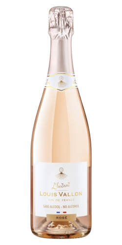Вино безалкогольное Луи Валлон Л’Энстан Розе