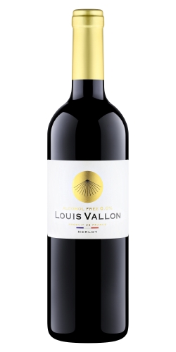 Вино безалкогольное Луи Валлон Мерло 0.0