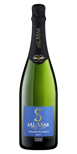 Игристое вино Салазар Креман де Лиму Брют Карт Азюр